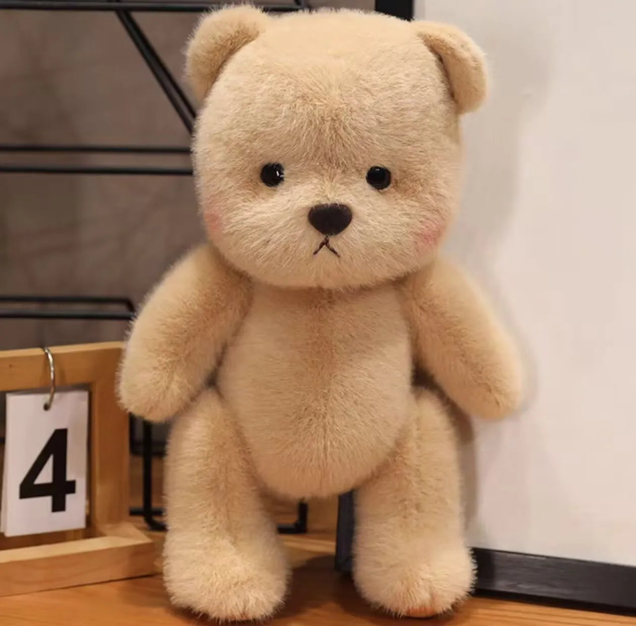 Osito Teddy 30 CM Articulado Blanco/Marrón