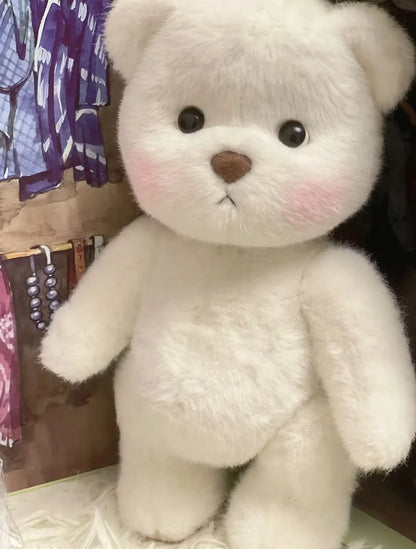 Osito Teddy 30 CM Articulado Blanco/Marrón
