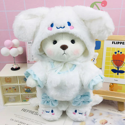 Osito Teddy 30cm articulado con ropa