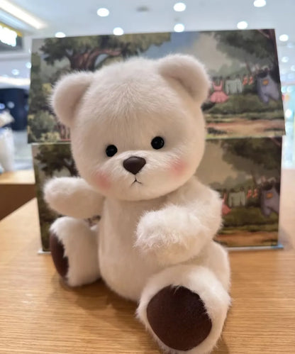 Osito Teddy 30 CM Articulado Blanco/Marrón