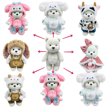Osito Teddy 30cm articulado con ropa