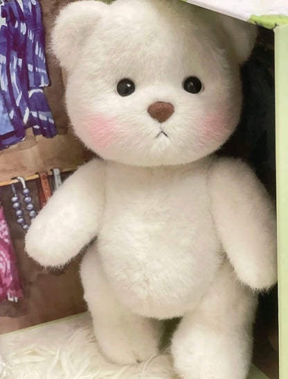 Osito Teddy 30 CM Articulado Blanco/Marrón