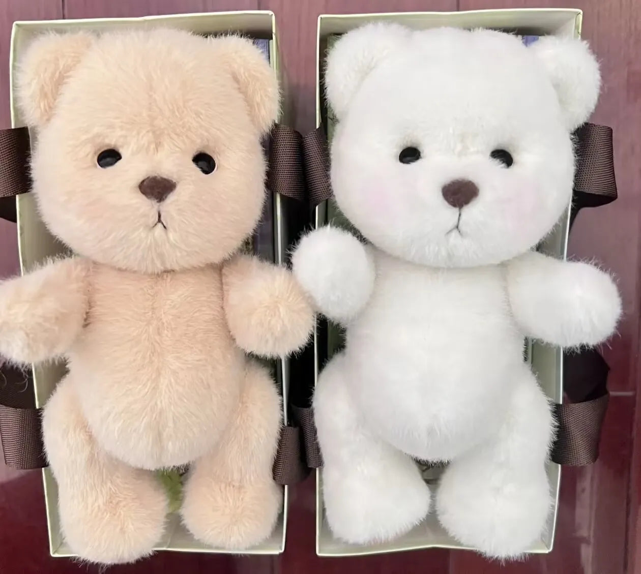 Osito Teddy 30 CM Articulado Blanco/Marrón