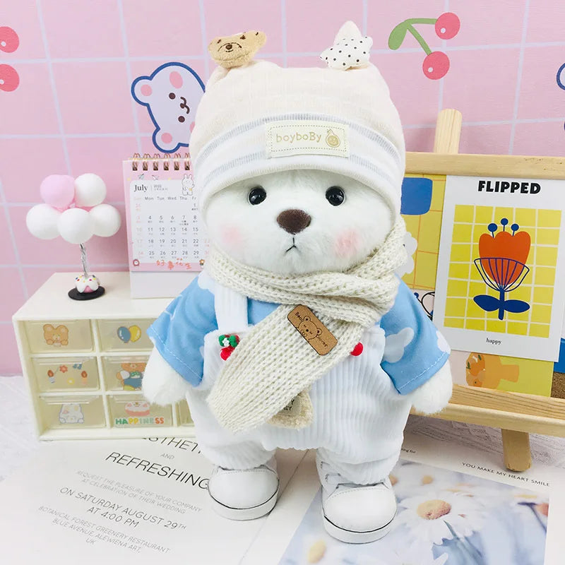 Osito Teddy 30cm articulado con ropa