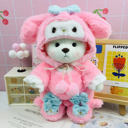 Osito Teddy 30cm articulado con ropa