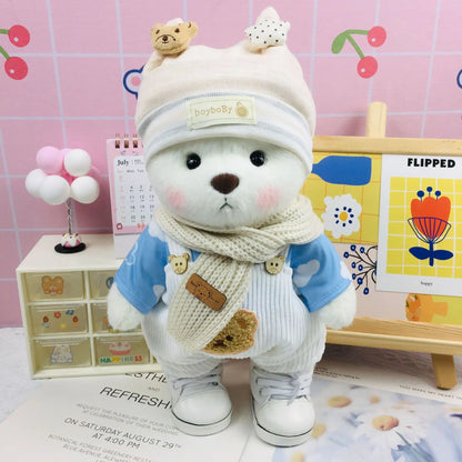 Osito Teddy 30cm articulado con ropa